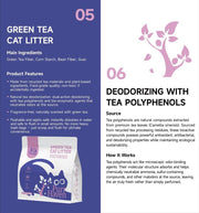 Purr Haven Green Tea Cat Litter | 3 Packs | 2.5 kg Per Pack V1165-PURRHAVEN-TEA3