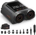 OutdoorMaster Vortex Paddle Board Pump Electric Portable, Max 20PSI SUP Air Pump Inflator & Deflator, V1168-32-NUEF-O3F4