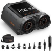 OutdoorMaster Vortex Paddle Board Pump Electric Portable, Max 20PSI SUP Air Pump Inflator & Deflator, V1168-32-NUEF-O3F4