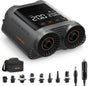 OutdoorMaster Vortex Paddle Board Pump Electric Portable, Max 20PSI SUP Air Pump Inflator & Deflator, V1168-32-NUEF-O3F4