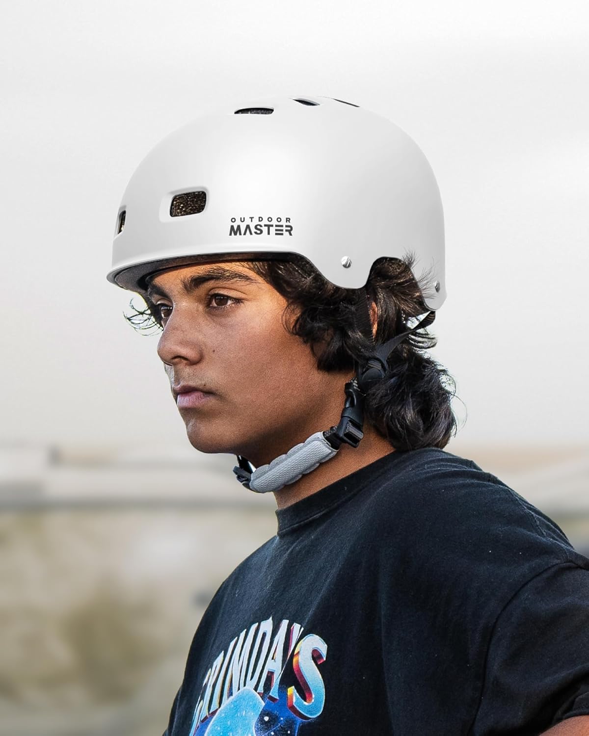 OutdoorMaster Skateboard Bike Helmet for Adults &Youth - Multi-Sport Certified Impact Resistant with 2 V1168-3P-IFVD-QNR2