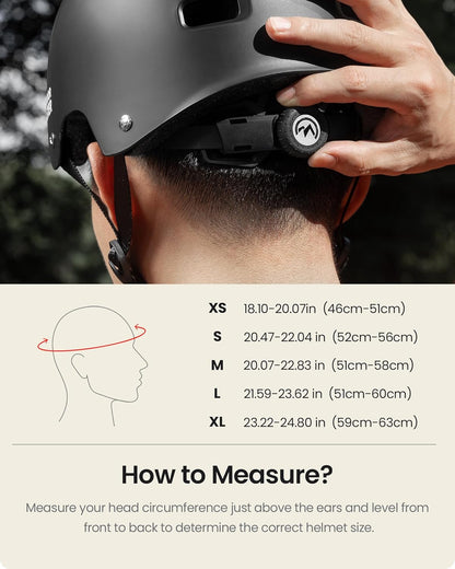 OutdoorMaster Skateboard Cycling Helmet - Two Removable Liners Ventilation Multi-Sport Scooter Roller Skate V1168-A9-1L7Q-Z93B