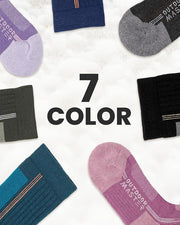 OutdoorMaster Thermolite Merino Wool Ski Socks, Compression Thermal Snowboarding Socks for Men & Women, Cold Weather-3-Pack