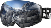 OutdoorMaster Ski Goggles PRO - Frameless, Interchangeable Lens 100% UV400 Protection Snow Goggles for Men & Women-01 VLT 10％-OM-2