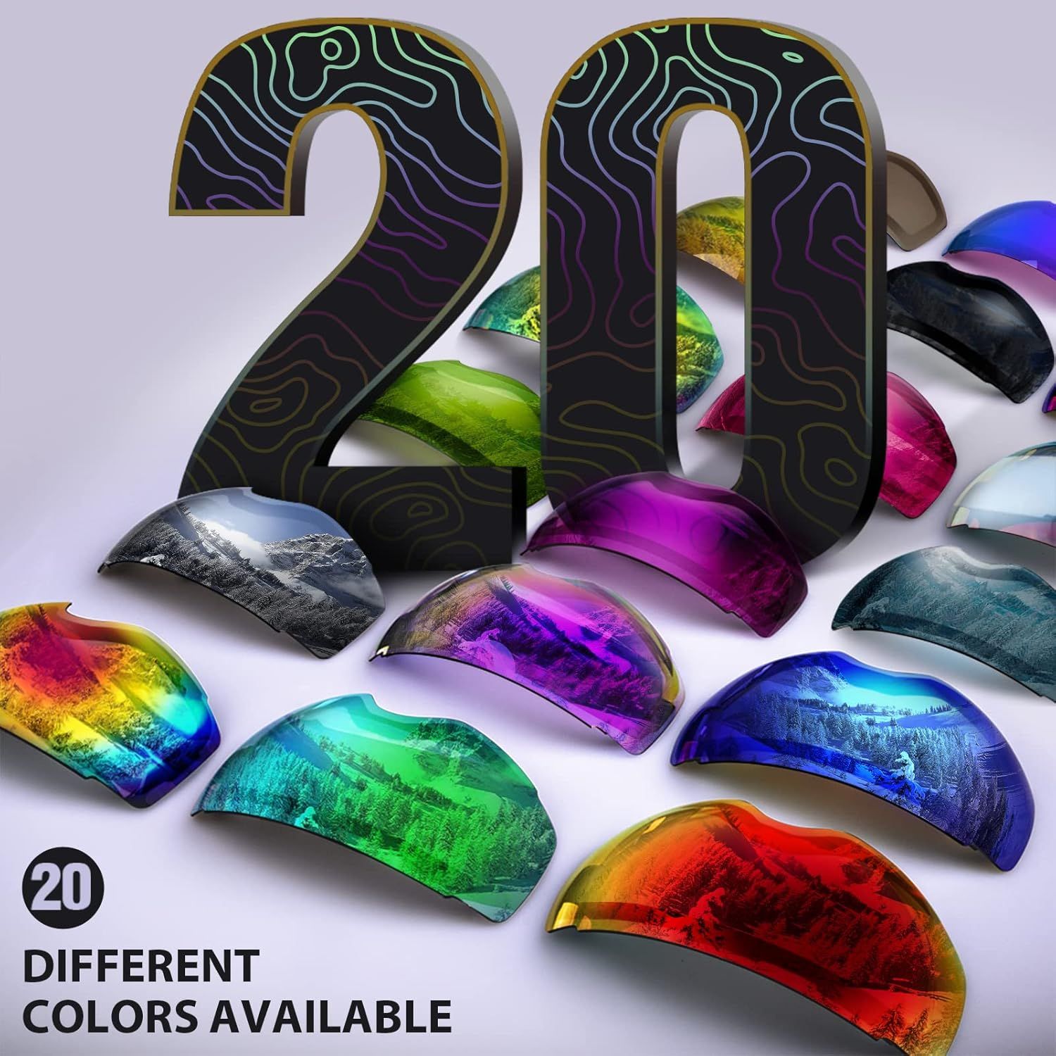 OutdoorMaster Ski Goggles PRO - Frameless, Interchangeable Lens 100% UV400 Protection Snow Goggles for Men & Women-01 VLT 10％-OM-2