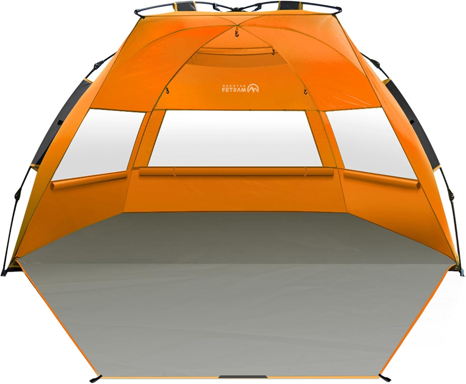 OutdoorMaster Pop Up 3-4 Person Beach Tent X-Large - Easy Setup, Portable Beach Shade Canopy Folding Sun V1168-BP-YNN9-7SDP