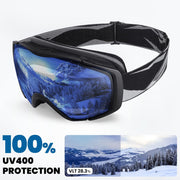 OutdoorMaster Ski Goggles with Cover Snowboard Snow Goggles OTG Anti-Fog -100% UV Protection-OM-18 V1168-DM-9SP4-7QWE