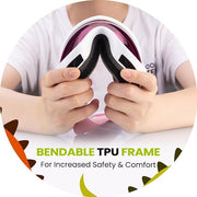 OutdoorMaster Kids Ski Goggles - Helmet Compatible Snow Goggles for Boys & Girls with 100% UV Protection-02VLT 46％-OM-6
