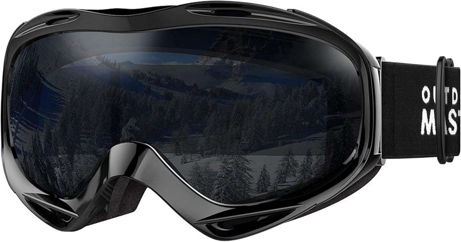 OutdoorMaster OTG Ski Goggles - Over Glasses Ski/Snowboard Goggles for Men, Women & Youth - 100% UV V1168-GL-ANDJ-97AD