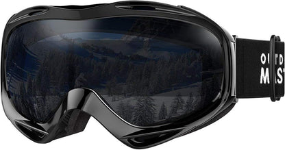 OutdoorMaster OTG Ski Goggles - Over Glasses Ski/Snowboard Goggles for Men, Women & Youth - 100% UV V1168-GL-ANDJ-97AD
