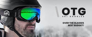 OutdoorMaster OTG Ski Goggles - Over Glasses Ski/Snowboard Goggles for Men, Women & Youth - 100% UV V1168-GL-ANDJ-97AD