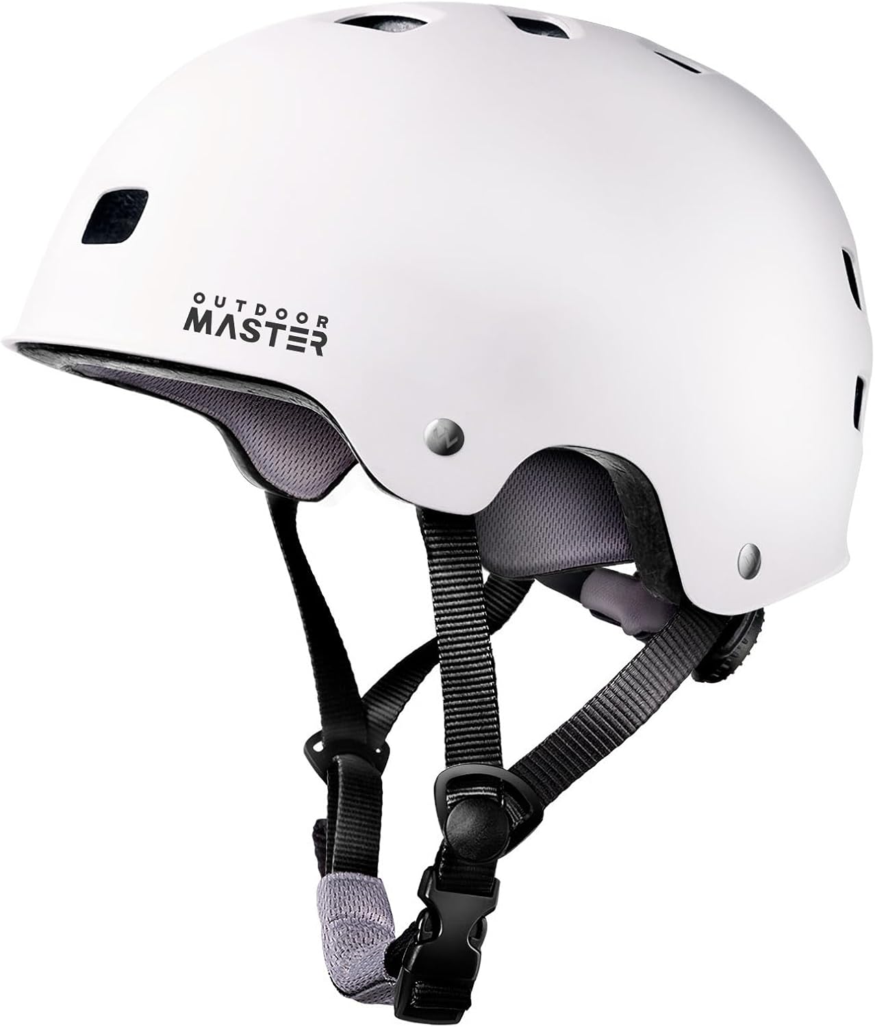 OutdoorMaster Skateboard Bike Helmet for Adults &Youth - Multi-Sport Certified Impact Resistant with 2 V1168-ID-PE0M-821Z