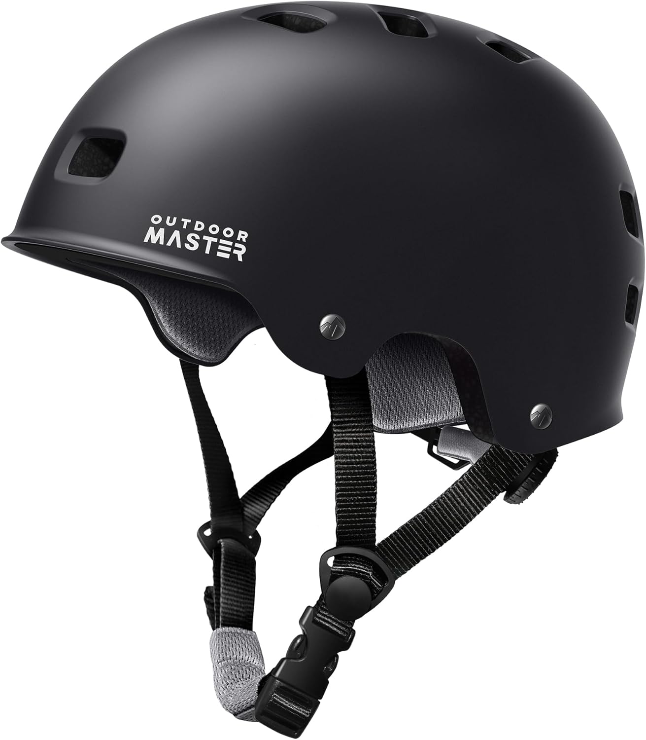 OutdoorMaster Skateboard Cycling Helmet - Two Removable Liners Ventilation Multi-Sport Scooter Roller Skate V1168-K2-DD3Q-F9E4