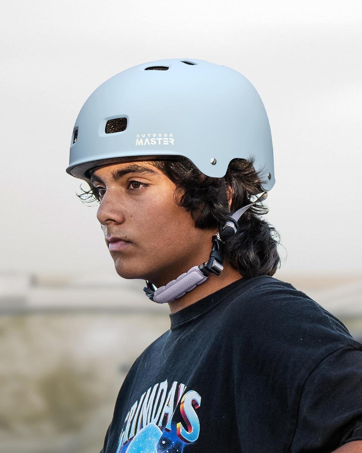 OutdoorMaster Skateboard Bike Helmet for Adults &Youth - Multi-Sport Certified Impact Resistant with 2 V1168-KD-VB1T-JIN1
