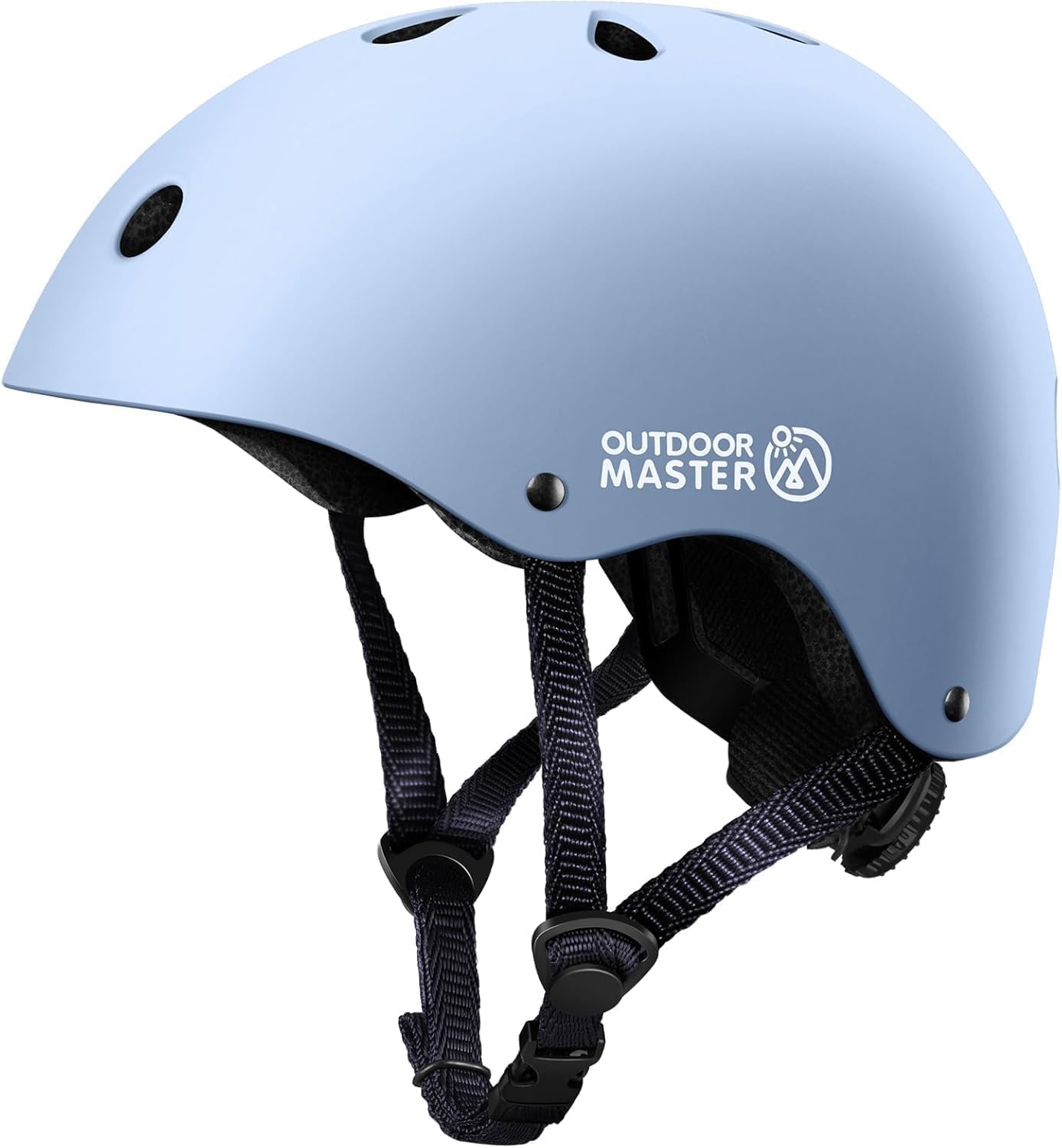 OutdoorMaster Youth & Kids Bike Helmet - Adjustable Multi-Sports Skateboard Helmet with Removable Liners for V1168-KID-TK-LB-S
