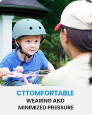 OutdoorMaster Youth & Kids Bike Helmet - Adjustable Multi-Sports Skateboard Helmet with Removable Liners for Balance Bike, Toddler Scooter, One Wheel Hoverboard-Mint Green-Large