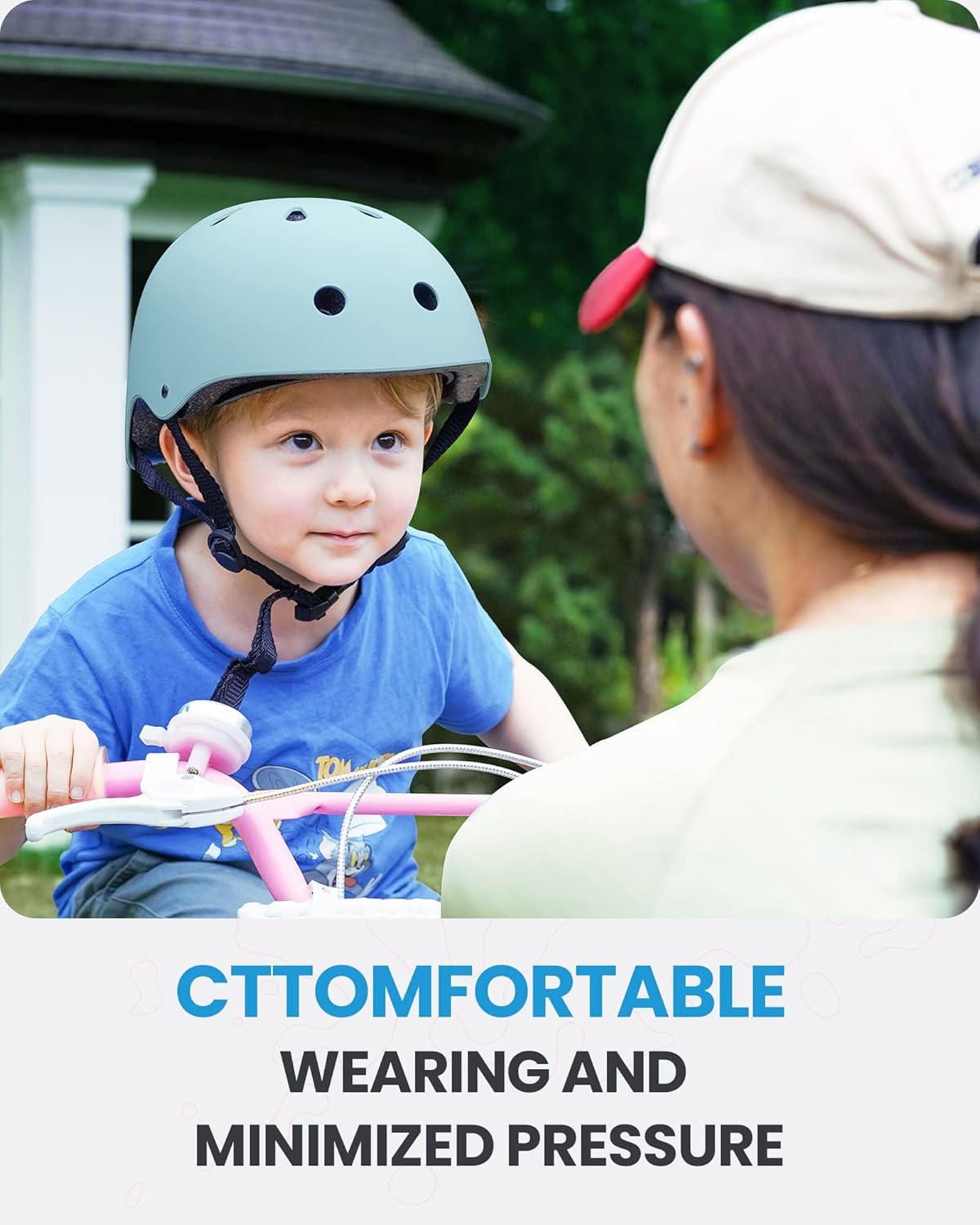 OutdoorMaster Youth & Kids Bike Helmet - Adjustable Multi-Sports Skateboard Helmet with Removable Liners for V1168-KID-TK-MG-S