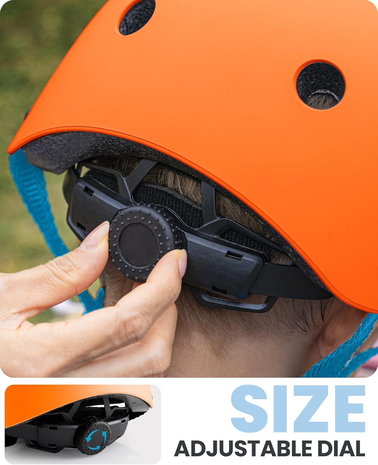 OutdoorMaster Youth & Kids Bike Helmet - Adjustable Multi-Sports Skateboard Helmet with Removable Liners for V1168-KID-TK-O-L
