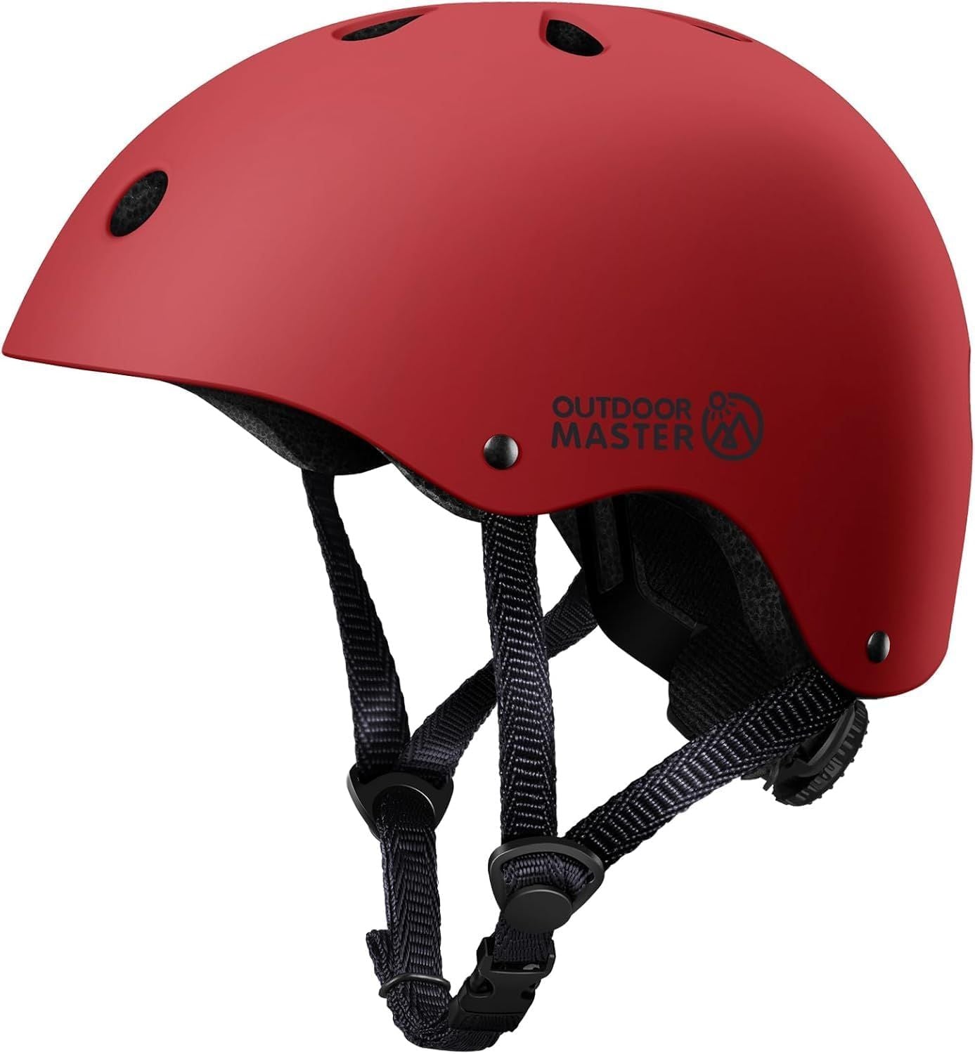 OutdoorMaster Youth & Kids Bike Helmet - Adjustable Multi-Sports Skateboard Helmet with Removable Liners for V1168-KID-TK-R-L