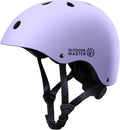 OutdoorMaster Youth & Kids Bike Helmet - Adjustable Multi-Sports Skateboard Helmet with Removable Liners for Balance Bike, Toddler Scooter, One Wheel Hoverboard-Taro purple-Large
