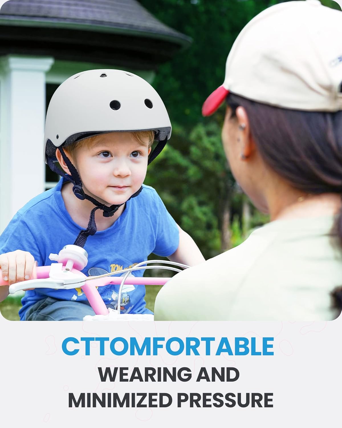 OutdoorMaster Youth & Kids Bike Helmet - Adjustable Multi-Sports Skateboard Helmet with Removable Liners for Balance Bike, Toddler Scooter, One Wheel Hoverboard-White-Medium