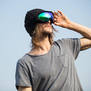 OutdoorMaster OTG Ski Goggles - Over Glasses Ski/Snowboard Goggles for Men, Women & Youth - 100% UV V1168-LF-B1PM-RJRC