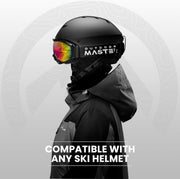 OutdoorMaster OTG Ski Goggles - Over Glasses Ski/Snowboard Goggles for Men, Women & Youth - 100% UV V1168-N5-MAYK-HJEC