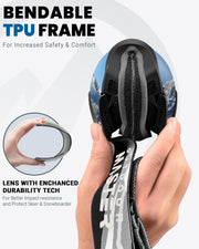 OutdoorMaster Ski Goggles with Cover Snowboard Snow Goggles OTG Anti-Fog -100% UV Protection-OM-18 V1168-NR-2MIW-ONW8
