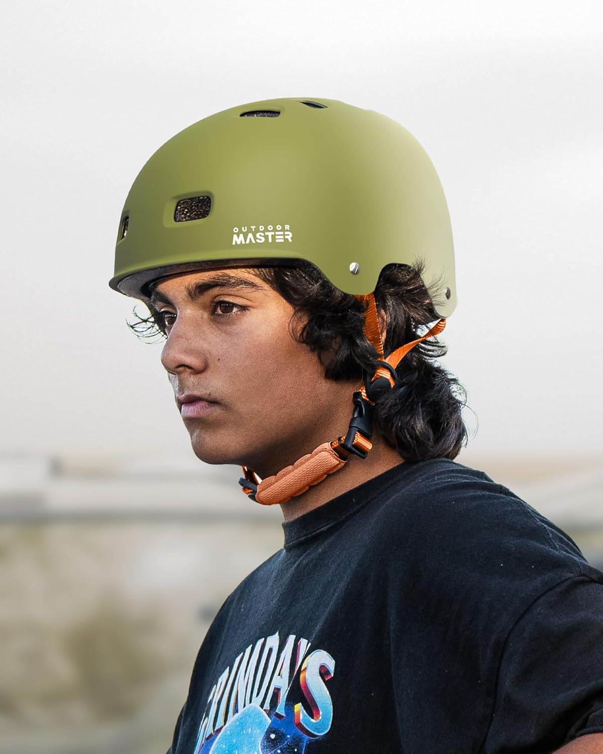OutdoorMaster Skateboard Bike Helmet for Adults &Youth - Multi-Sport Certified Impact Resistant with 2 V1168-P3-CJ98-YV6W