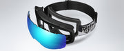 OutdoorMaster Ski Goggles with Cover Snowboard Snow Goggles OTG Anti-Fog -100% UV Protection-OM-18 V1168-TE-SHSE-KHQ1