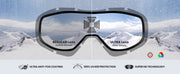 OutdoorMaster OTG Ski Goggles - Over Glasses Ski/Snowboard Goggles for Men, Women & Youth - 100% UV V1168-TK-8OZP-4UY1