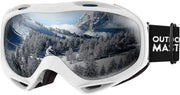 OutdoorMaster OTG Ski Goggles - Over Glasses Ski/Snowboard Goggles for Men, Women & Youth - 100% UV V1168-U9-Q3M1-1JQ9