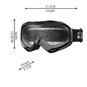 OutdoorMaster OTG Ski Goggles - Over Glasses Ski/Snowboard Goggles for Men, Women & Youth - 100% UV V1168-WF-AT15-FJGS