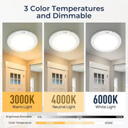 2 Pack Magnetic Wireless Ceiling Light, Rechargeable Battery Operated Ceiling Light wiht Remote, Ultra-Thin V1171-CB-BOM000887