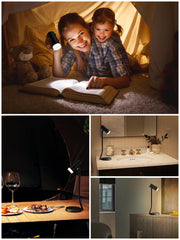 Cordless Table Lamps, Battery Operated Portable Table Light with Magnetic Adjustable Angle Head, 5000mAh V1171-CB-BOM000959