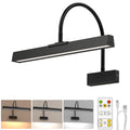 Picture Frame Light with Remote, Wireless 16 Inch Black Art Light, Battery Operated Picture Light with 3 CCT, V1171-CB-BOM001292