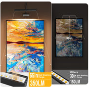 Picture Frame Light with Remote, Wireless 16 Inch Black Art Light, Battery Operated Picture Light with 3 CCT, V1171-CB-BOM001292