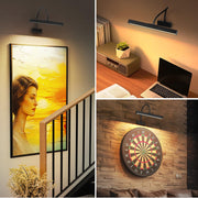 Picture Frame Light with Remote, Wireless 16 Inch Black Art Light, Battery Operated Picture Light with 3 CCT, V1171-CB-BOM001292