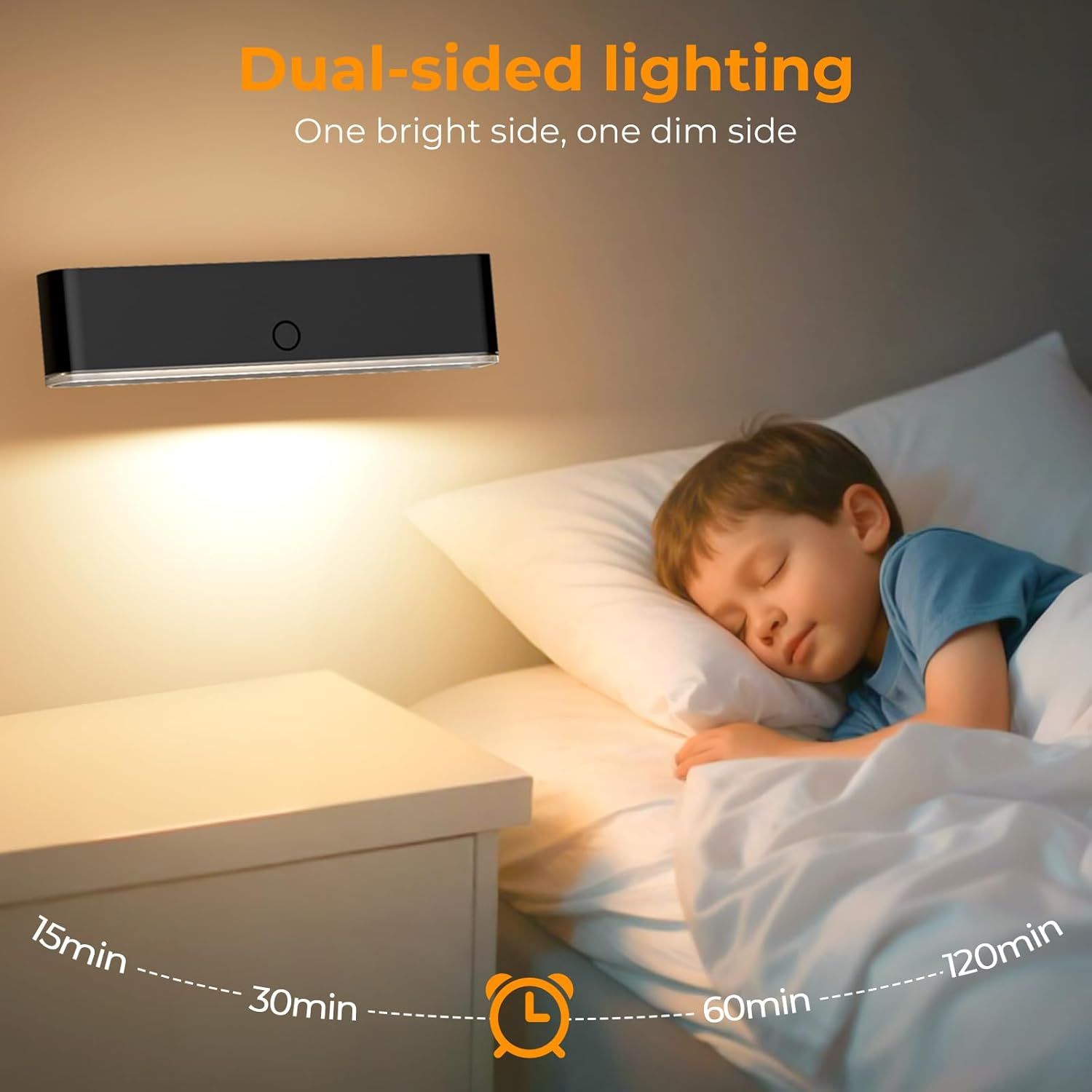 Battery Operated Wall Sconce Set of 2 Wireless Wall Lamp with Remote Control & Touch Control Rechargeable LED V1171-CB-BOM001605-2
