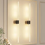 Black Battery Operated Wall Sconce Set of 2, Rechargeable Wireless Wall Lights with Remote and Touch, 360 V1171-CB-BOM001619