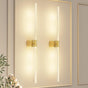 Gold Battery Operated Wall Sconce Set of 2, Rechargeable Wireless Wall Lights with Remote and Touch, 360 V1171-CB-BOM001620