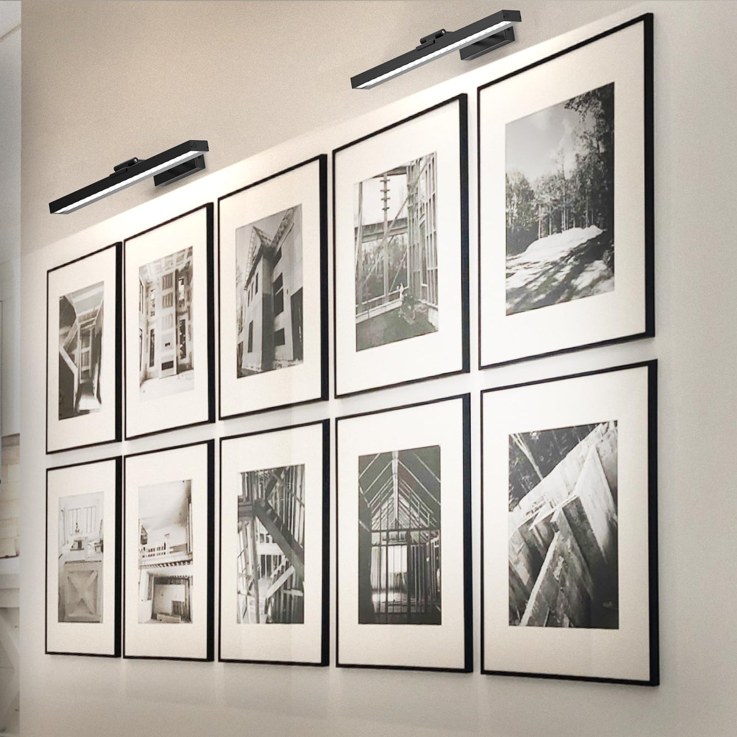 Picture Light Battery Operated, 16in Wireless Art Light for Paintings Color Temperature Adjustable Dimmable V1171-CB-BPL-1-USB-RM