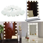 Hollywood Super Star Style Makeup Mirror Vanity LED Light Bulbs Kit for Dressing Table Dimmable & Plug in, V1171-CB-BQKBCD010