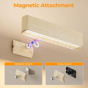Magnetic Wireless Battery Operated Wall Sconce, Rechargeable Remote Control & Touch Control Wall Sconces Set V1171-CB-COM001668-2
