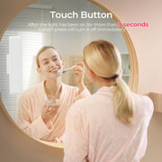 Wireless Vanity Lights for Mirror Set of 2-4000mAh Rechargeable Stick On Makeup Light with CCT Modes & V1171-CB-COM001679-2