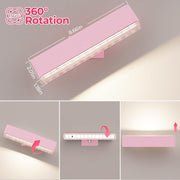 Wireless Vanity Lights for Mirror Set of 2-4000mAh Rechargeable Stick On Makeup Light with CCT Modes & V1171-CB-COM001680-2