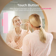 Wireless Vanity Lights for Mirror Set of 2-4000mAh Rechargeable Stick On Makeup Light with CCT Modes & V1171-CB-COM001680-2