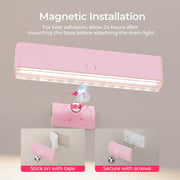 Wireless Vanity Lights for Mirror Set of 2-4000mAh Rechargeable Stick On Makeup Light with CCT Modes & V1171-CB-COM001680-2