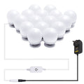 Hollywood Mirror Lights Makeup Vanity Lights, LED Vanity Mirror Lights Kit for Dressing Table, Dimmable and V1171-CB-G16NAUW