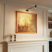 Rechargeable Picture Light with Remote Control, Adjustable Wall Sconce, 4000mAh Battery, Dimmable LED Art V1171-CB-SSPL-BLACK-1